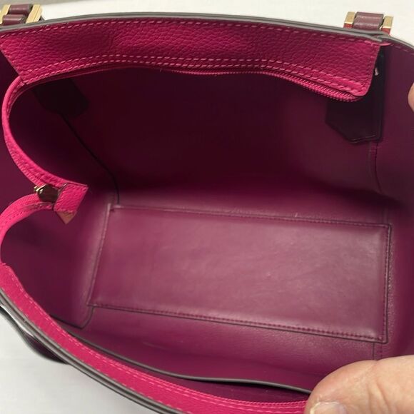 Michael Kors Kimberly Small Bonded Tote signature Electric Pink Multi Leather - Picture 5 of 10